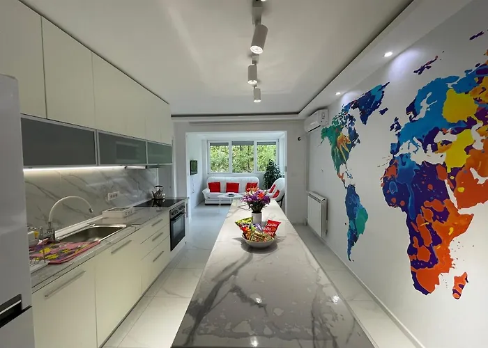 Eva Worldmap Oasis 2Br, 2Ba, Free Parking, Balcony Apartament *