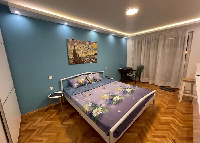 Apartament Eva Worldmap Oasis 2Br, 2Ba, Free Parking, Balcony Skopje