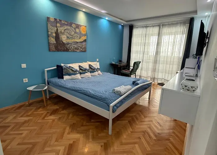 Eva Worldmap Oasis 2Br, 2Ba, Free Parking, Balcony Skopje